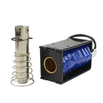 DC 12V 2.8A 33.6W Pull Stroke 25mm Starting Force 7.4KG High Power Solenoid Lock