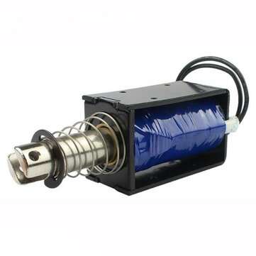 DC 12V 2.8A 33.6W Pull Stroke 25mm Starting Force 7.4KG High Power Solenoid Lock