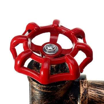 E27 Vintage Industrial Hemp Rope Pipe Wall Light Lamp Sconce Fixture Room Decor