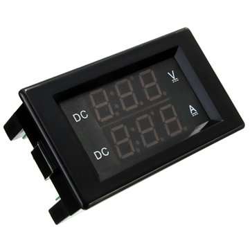 DANIU YB4835VA 0-100V 20A Double Display Volt Meterr Current Meter Digital LED