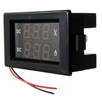 DANIU YB4835VA 0-100V 20A Double Display Volt Meterr Current Meter Digital LED