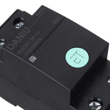 DANIU TUYA APP 2P 90A Smart WIFI Circuit Breaker Voltage Energy Power kWh Meter Time Timer Relay Swi