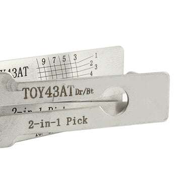DANIU TOY43AT 2 in 1 Car Door Lock Pick Decoder Unlock Tools Locksmith Tools
