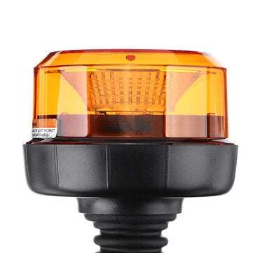 E9 + Flashing LED Beacon Flexble Din Pole Tractor Warning Light 12-24V