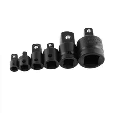 Hi-Spec 6Pcs 1/4 1/2 3/8 3/4 Socket Wrench Hand Wrench Tool Set Impact Socket Adaptor Reducer Adapte
