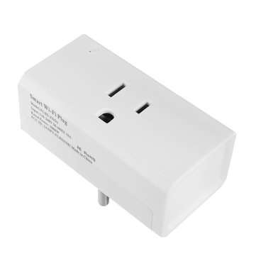 Excellway Wifi Smart Plug Smart Socket Outlet Compatible with Alexa and Google Home Voice Control