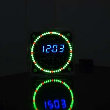 Geekcreit Upgrade DIY EC1515B DS1302 Light Contr... (DESIGN: BLUEDIGITALTUBERED&GREENLEDWITHHOUSING)