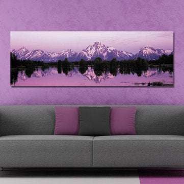 DYC 10357 Single Spray Oil Paintings Snow Mountain Photography For Home Decoration Paintings Wall Ar
