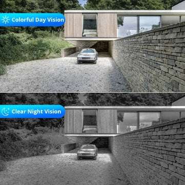 Hiseeu AHBB15 5MP Wired Security Camera Weatherproof CMOS 3.6mm Lens with IR Cut Night Vision CCTV P