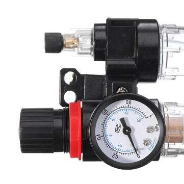 LAIZE AFC2000 1/4 Inch Thread Compressor Water-oil Separator Air Filter Air Pressure Regulator Trap