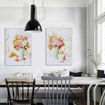 Flower Vase Abstract Wall Art Painting Canvas Print Picture Home Decorations Unframed