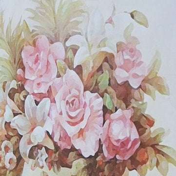 Flower Vase Abstract Wall Art Painting Canvas Print Picture Home Decorations Unframed