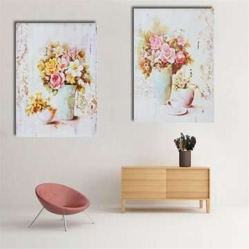 Flower Vase Abstract Wall Art Painting Canvas Print Picture Home Decorations Unframed