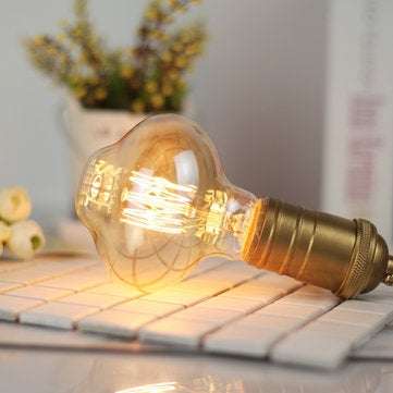 E27 BTR80 40W Vintage Edison Retro Filament Incandescent Decorative Light Bulb AC220V
