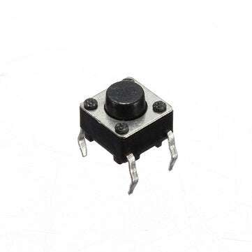 Geekcreit 100pcs Mini Micro Momentary Tactile Touch Switch Push Button DIP P4 Normally Open