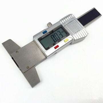 Digital Tread Depth Gauge 0-25mm LCD Stainless Steel Tyre Tread Depth Gauge Caliper Metric/inch Trea