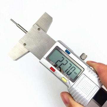 Digital Tread Depth Gauge 0-25mm LCD Stainless Steel Tyre Tread Depth Gauge Caliper Metric/inch Trea