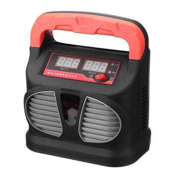 LCD Display Battery Charger 220V AC To 12/24V DC Intelligent Pulse Repair Car Battery Charger Automa