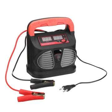 LCD Display Battery Charger 220V AC To 12/24V DC Intelligent Pulse Repair Car Battery Charger Automa