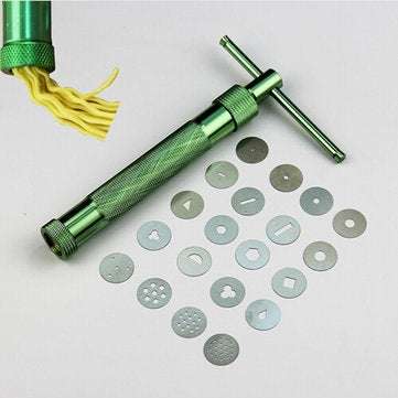 DIY Stainless Steel Clay Extruder Rotary Crowded Clay Mud Gun Decorative Clay Craft Tool