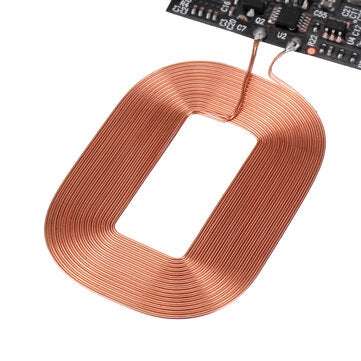 DIY Qi Standard Wireless Charging Coil Receiver Module Circuit Board DIY Coil for Phone for Battery