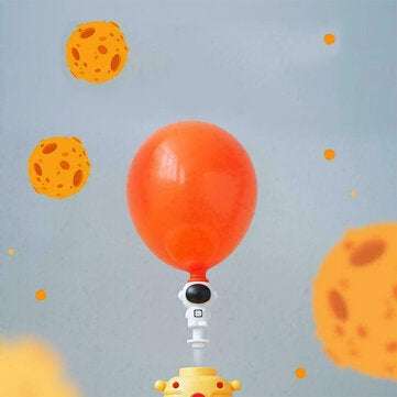 Launch Pad Balloon Car Toy Fun Inertia Balloon Powered Car Toys Aerodynamics Upgraded With Launcher