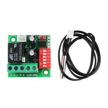 Digital Temperature Control Switch Adjustable Thermostat Temperature Switch 12V Cooling Controller W