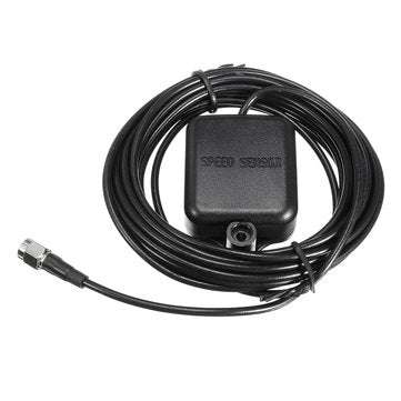 GPS Speedometer Waterproof Digital Odometer Gauge Black For Vehicle