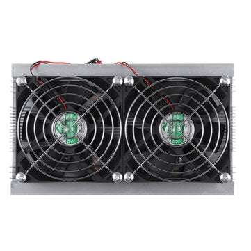 DIY Dual Core Single Cooler Semiconductor Refrigeration System Kit Small Refrigerator Kit Equipment