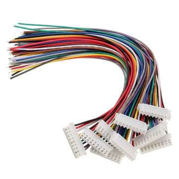 Excellway 7S1P 10PCS 8Pin 7S Male/Female Terminal Wire Balance Charger