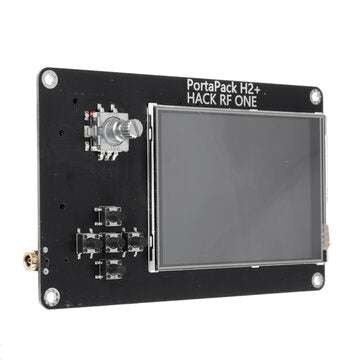 HackRF Portapack H2 Portable SDR Transceiver Kit with Extended 3.2 Inch Touch Screen Module Aluminum