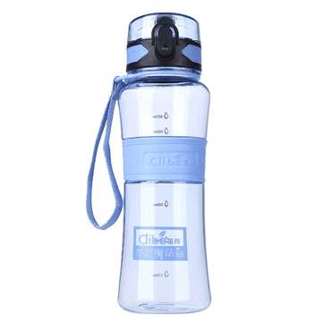 Dibe High Capacity Leak-proof Sport Water Bottle Seal Nozzle Bic... (COLOR.: BLUE | CAPACITY: 600ML)