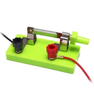 Electric Circuit Kit Bulb Switch Conductive Line Kid School Educational Science Toy DIY Montessori