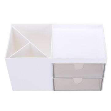 Desktop Cosmetic Storage Box with Drawer Large Capacity Makeup Brush Drawer Holder Jewelry Lipstick
