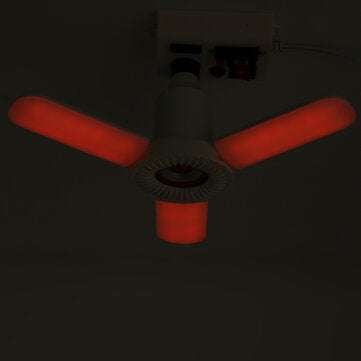 E27 36W bluetooth Music Speaker RGB LED Garage Light Remote Control Deformable Ceiling Fixture Lamp