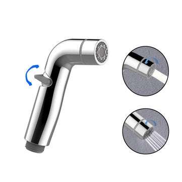 Dual Purpose Bidet Airbrush Set Plastic ABS Electroplating Toilet Companion Flusher Bidet Nozzle