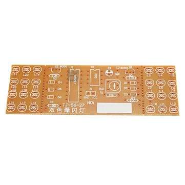 DIY Double Color Flashing Lights Kit Electronic Production NE555+CD4017 Practice Learning Kit