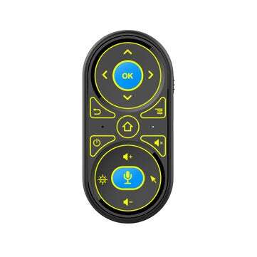 G11 Air Mouse Google Voice Microphone RGB Backlit Gyro Sensor Voice Remote Control IR Learning 2.4G