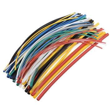 DANIU 70pcs 20cm 5size 7color Polyolefin Heat Shrink Tube Sleeve Wrap Wire