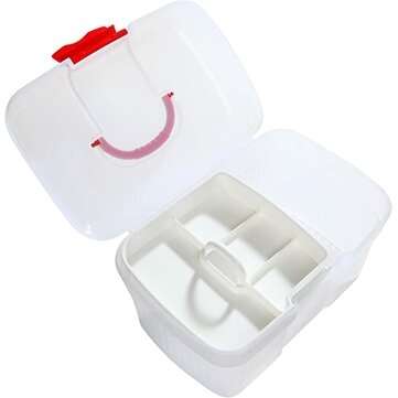 Home Office Emergency Toolbox Storage Box Pill Storage Home Health Storage Organizer Large Size 27*1