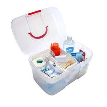 Home Office Emergency Toolbox Storage Box Pill Storage Home Health Storage Organizer Large Size 27*1