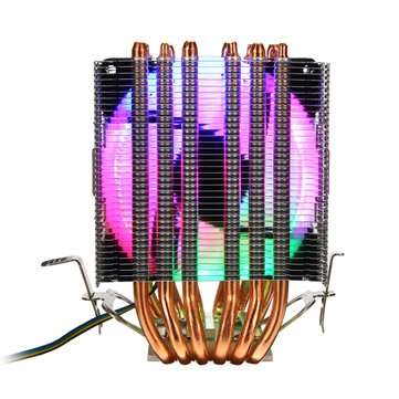 DIY Removable CPU Cooler RGB Cooling Fan For Intel 775 1150 1151 1155 1156 1366 AMD AM4