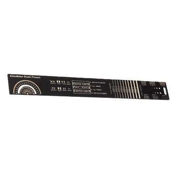 EleksMaker 25cm Multifunctional PCB Ruler Electronic Measuring Tool Resistor Capacitor Chip IC SMD D