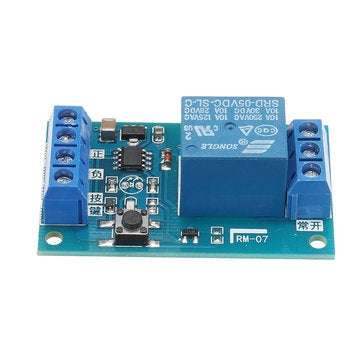 DC5V Single Bond Button Bistable Relay Module Modified Car Start and Stop Self-Locking Switch One Ke