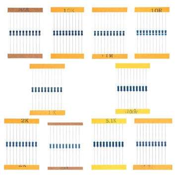 Electronics Component Basic Starter Kit With 830 Tie-Points Breadboard Cable Resistor Capacitor LED