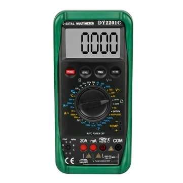 DUOYI DY2201C Digital Multimeter Engine RPM Voltage Resistance Automotive Diode Ignition Circuit Tes