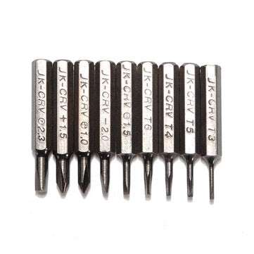 JACKLY 9 in 1 Electronics Repairtools Precision Screwdriver Kit