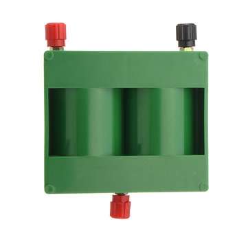 Double Slot 2Pcs D Size Battery Holder Box Container w/ Binding Posts Physics Electrical Experiment