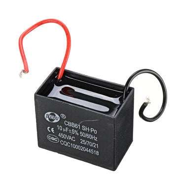 CBB61 10UF Starting Capacitance 450V AC Fan Capacitor CBB Motor Run Capacitor