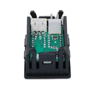 Digital Voltmeter Ammeter Car Current Meter Dual Display 100V 10A DC Gauge Amperemeter Red+Yellow LE